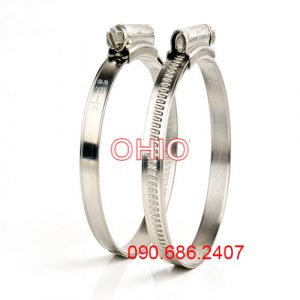 đai xiết inox 304, cổ dê inox 304