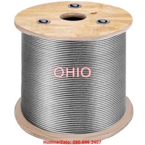 cáp thép mạ kẽm d6